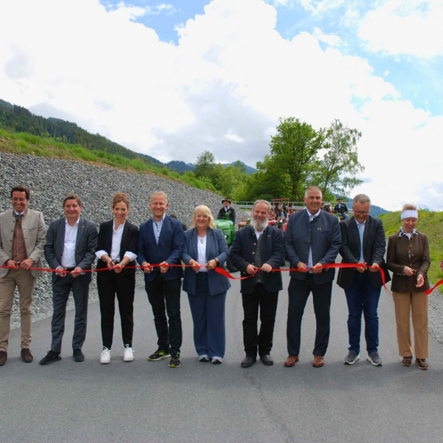 Eröffnung der neuen Johann-Grander-Straße in Jochberg